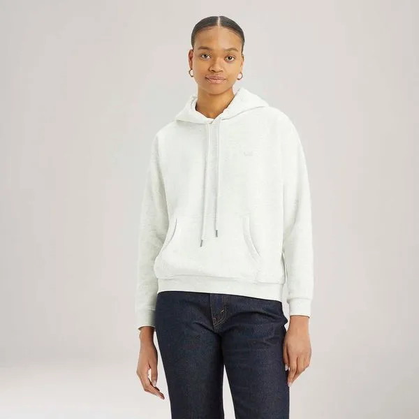 Moletom Levi's® Everyday Hoodie com Capuz Cinza Manga Longa - XXL USA | EGG BR