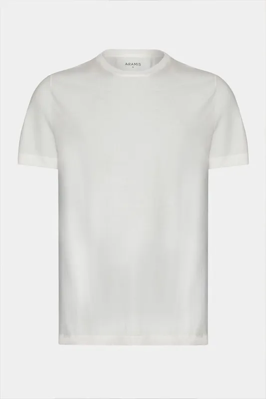 Camiseta Básica Algodão Manga Curta Bordado Off White - GG