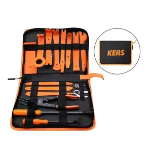 Kit de Ferramentas Desencaixa Pro para Desmontagem Automotiva 19 Peças Nylon e Metal Kers Kit Ferramentas Desencaixa Pro Desmontagem Automotiva 19 Peças Kers