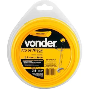 Fio de Nylon 2,7mmx50m Redondo - VONDER
