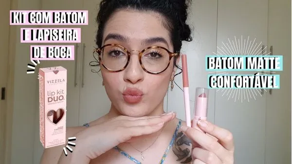Kit Duo de Batom Sonhadora Vizzela