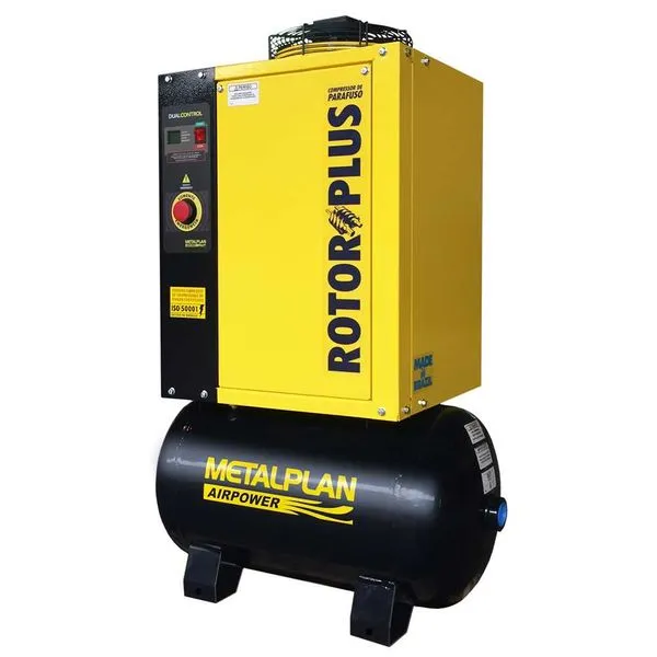 Compressor Parafuso 16,4 PCM 4HP 220V mono Rotorplus - Metalplan