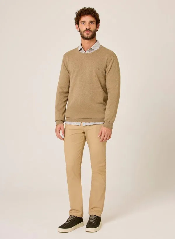 Suéter Tricot Melange Dudalina Masculino GG