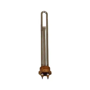 Resistência 3000w Inox 316l - 1 Elem. 220v Monofásico. -1.1/4 C/ Poco Sensor - G2