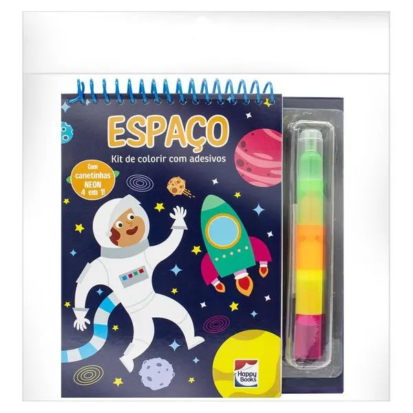 Livro para Colorir - Espaço - 4 em 1- Catavento