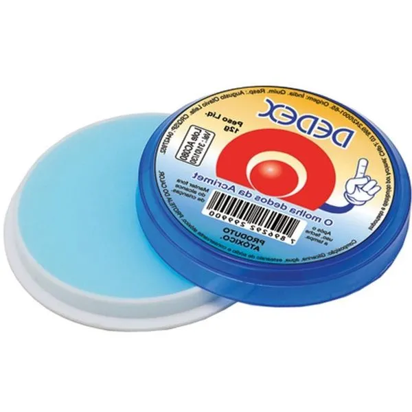 Umedecedor de Dedo Acrimet Dedex 12g com 3 Unidades Material Atóxico Umedecedor de Dedo Acrimet Dedex 12g com 3 Unidades