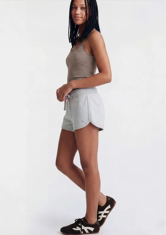 Shorts Teen Runner Com Bordado - Cinza 2XP