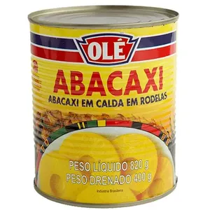Abacaxi em Caldas Fatiado Lata Ole 400g