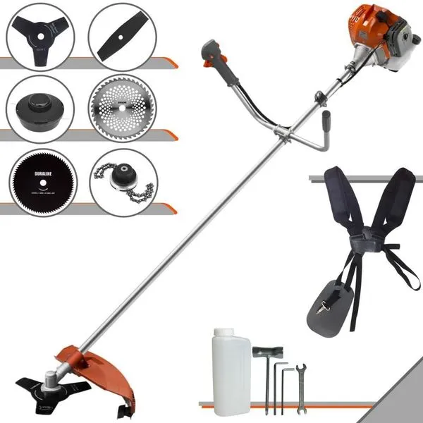 Roçadeira Tekna Rl520acg2 2hp 52cc Com 6 Opções De Cortes