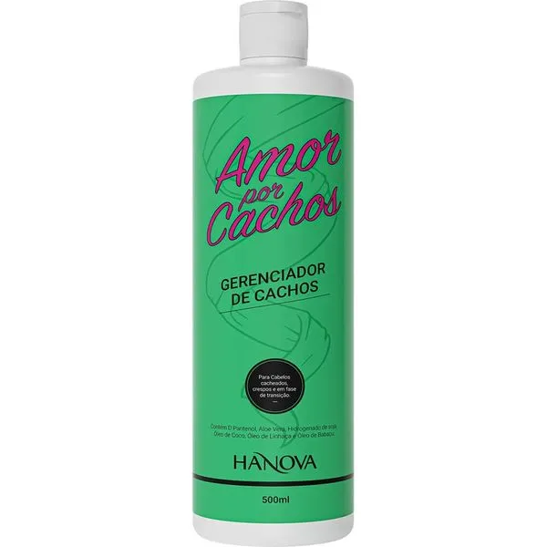 Gerenciador De Cachos Hanova Amor Por Cachos 500ml