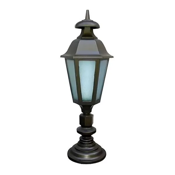 Poste Colonial Italiano para Jardim PT292 em Alumínio Fundido e Vidro 92cm Luminárias N. Sra. da Guia Poste Colonial Italiano para Jardim PT292 Alumínio 92cm Luminárias N. Sra. da Guia