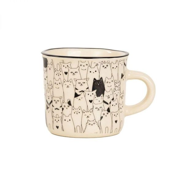 Caneca Gatinhos Hora De Amassar Pãozinho