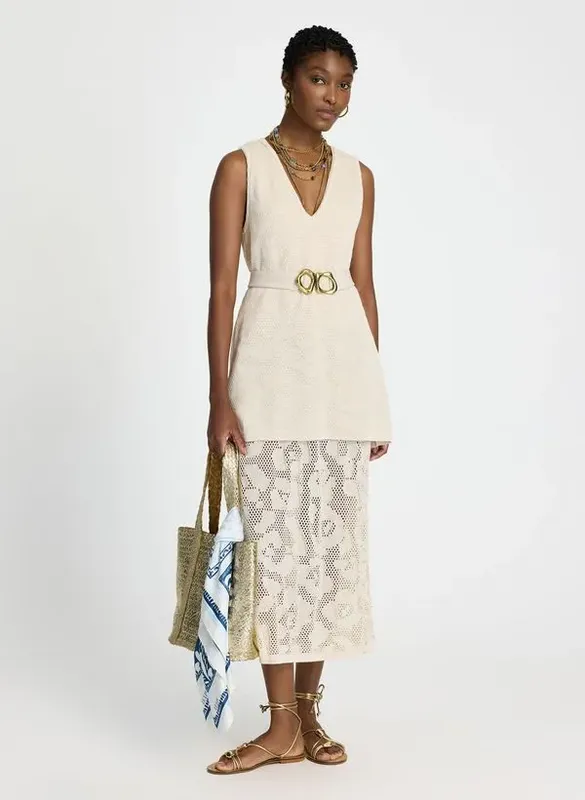 Vestido Le Lis Eleni Tricot Feminino PP