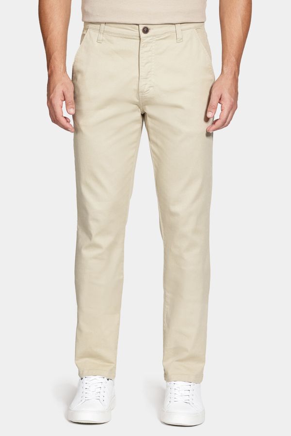 Calça Chino Slim Maquinetada Areia - 48