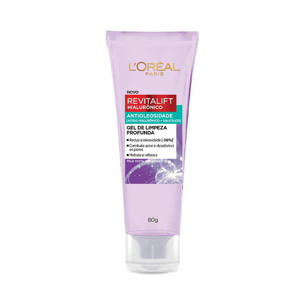Gel de Limpeza Facial L'Oréal Paris Revitalift Antioleosidade 80g Gel de Limpeza Facial LOréal Paris Revitalift Antioleosidade 80g