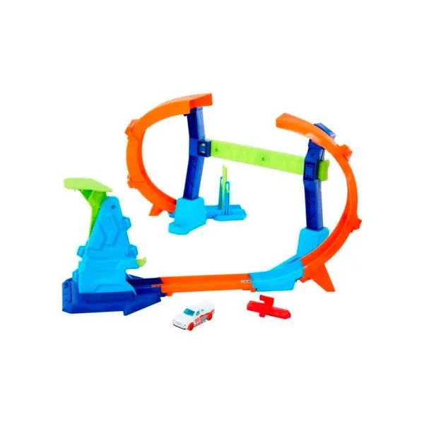 Pista Hot Wheels Campeão de Salto Corkscrew JFH36 - Mattel