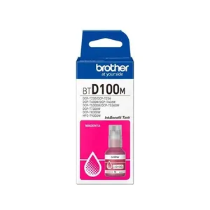 Refil de Tinta BTD100M para Impressão de Alto Rendimento Magenta para Impressoras Inktank Brother Refil de Tinta BTD100M para Impressão de Alto Rendimento Magenta Brother