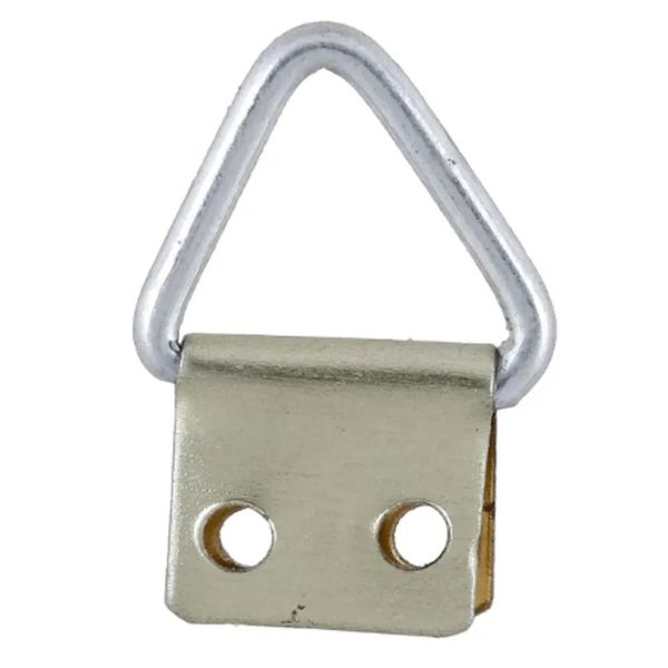 Suporte Triângulo Oxidado para Quadros com Prego Pequeno 4 Peças Fixdura Suporte Triângulo para Quadros com Prego Pequeno 4 Peças Oxidado