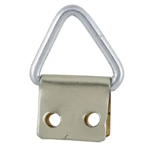 Suporte Triângulo Oxidado para Quadros com Prego Pequeno 4 Peças Fixdura Suporte Triângulo para Quadros com Prego Pequeno 4 Peças Oxidado
