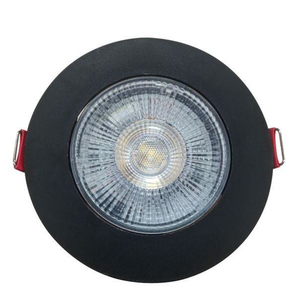 Spot LED de Embutir Supimpa Redondo Preto 5W Bivolt Avant Spot de LED Supimpa Embutir Redondo Preto 5W 450 Lúmens Luz Branca
