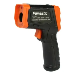 Medidor de Temperatura Infravermelho com Laser Faixa de -50 graus C a 380 graus C Digital Famastil Medidor de Temperatura Infravermelho Laser Digital de -50 graus C a 380 graus C Famastil