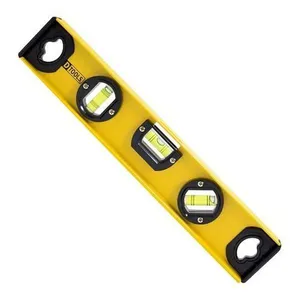 Nível De Alumínio Viga I 12'' Com 3 Bolhas De 2mm - Dtools