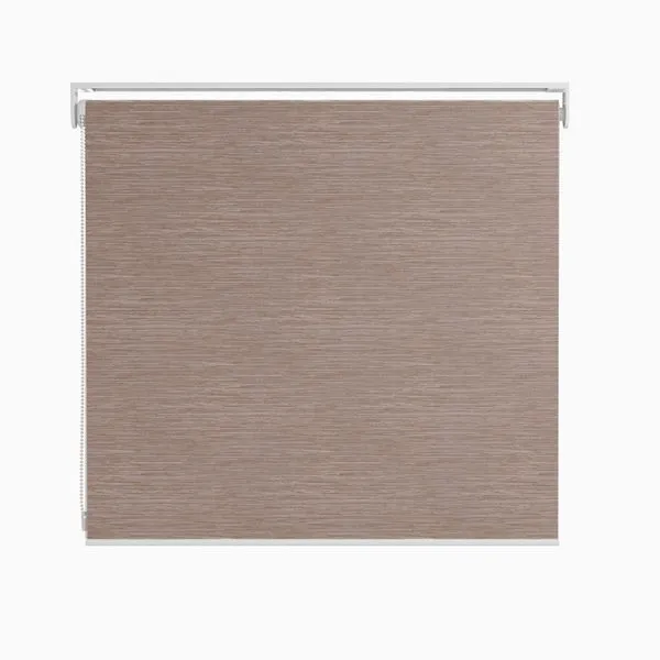 Persiana Rolo Blackout Napolis 235x219cm Poliéster para Sala e Quarto Marrom Alanza Persiana Rolo Blackout Napolis 235x219cm Poliéster Marrom Alanza