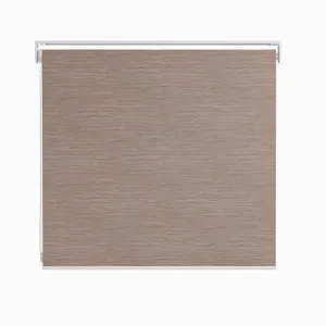 Persiana Rolo Blackout Napolis 187x210cm Poliéster para Controle de Luz Marrom Alanza Persiana Rolo Blackout Napolis 187x210cm Poliéster Marrom Alanza