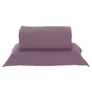 Cobre Leito Solteiro Milão Dupla Face Micropercal 200 Fios 2 Peças - Rose Cassis