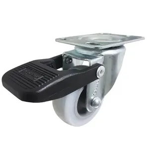 Rodízio Giratório com Base 60 Kilos GLRO 210 NP - 107171 - ROD-CAR