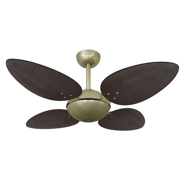 Ventilador De Teto Volare Office Petalo Palmae Tabaco 220V