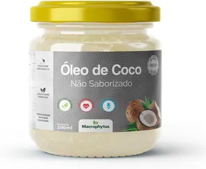 Óleo de Coco Não Saborizado Macrophytus 200ml