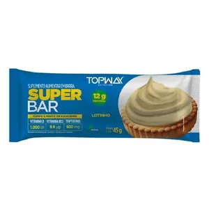 Barra de Proteína Super Bar Sabor Leitinho 45g Topway 1 Unidade