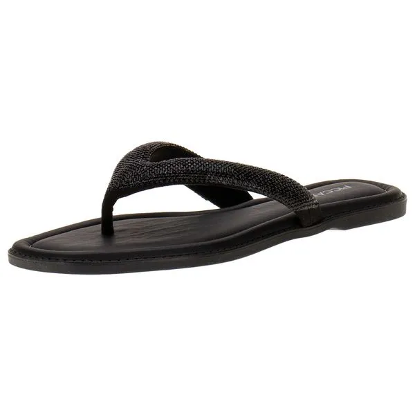 Chinelo Feminino Piccadilly - 508039 PRETO 38