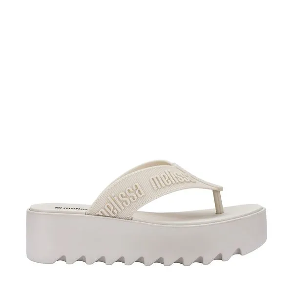 Melissa M Lover Thong Platform Bege 37914-37