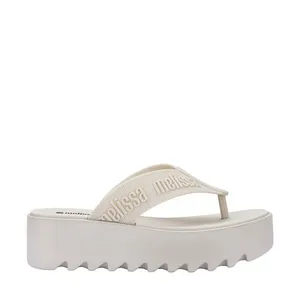 Melissa M Lover Thong Platform Bege 37914-37