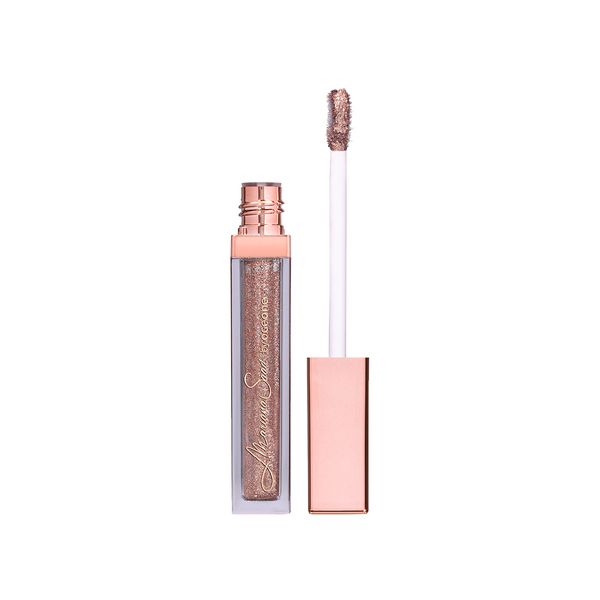 Sombra Mariana Saad Shine & Glow Líquida Cor Rose Quartz