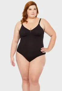 Body Modelador Plus Size Preto-000G