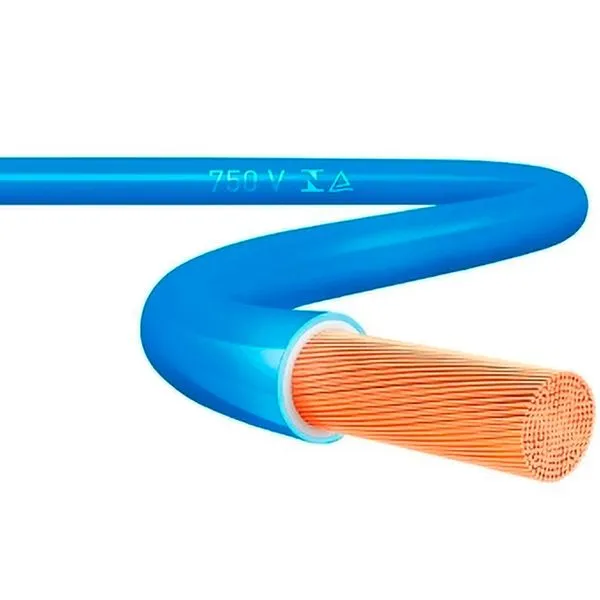 Cabo Elétrico 2,5mm 50 Metros Top Cables Azul (MP)