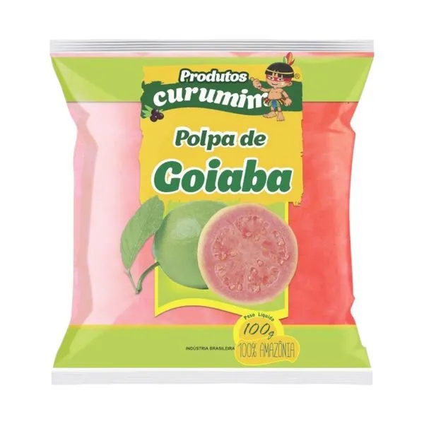 Polpa De Goiaba Produtos Curumim 100g
