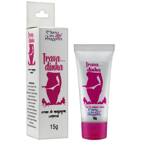 Trava...dinha Creme Adstringente 15g Menu dos Prazeres Calcinha Voo Me Fode Plus Size com Babados da Coleção Metamorfose Tallyta Moda Apimentada