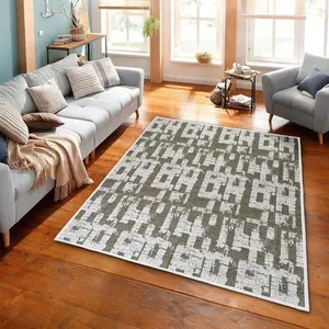 Tapete para Sala Casale Giardino Verde Oliva Retangular 150cmx200cm Jacquard Base Antiderrapante J. Serrano Tapete para Sala Casale Giardino Verde Oliva 150cmx200cm Jacquard Base Antiderrapante J. Serrano