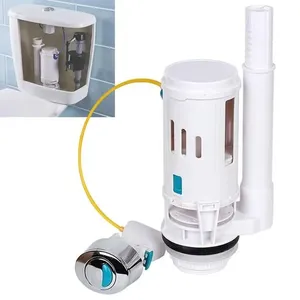 Reparo Caixa Acoplada SU-ACO2 Acionamento Duplo 3L e 6L Botão Cromado Branco Leva Pro Pet Reparo Caixa Acoplada SU-ACO2 Duplo Acionamento Branco Leva Pro Pet