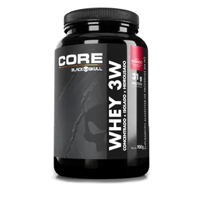 Whey 3W Core (WPC, WPI E WPH) - Pote 900g - Black Skull Whey 3W Core - Morango - 900g