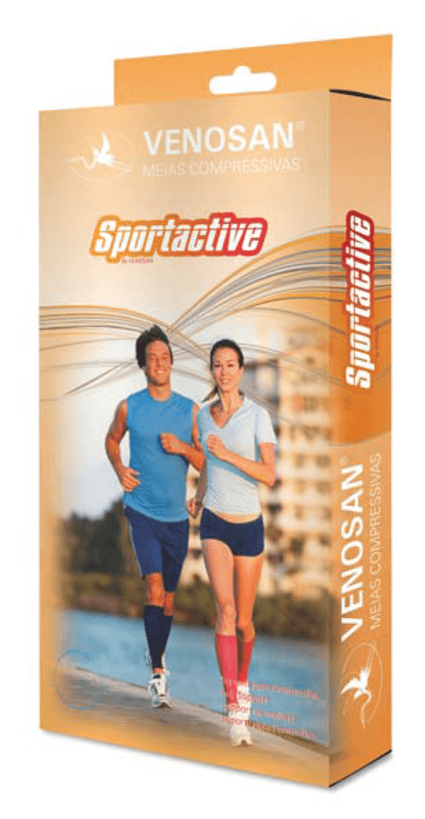 Panturrilha Sportactive 20-30MMHG Venosan M Rosa Cor: Rosa Tam: M M Rosa