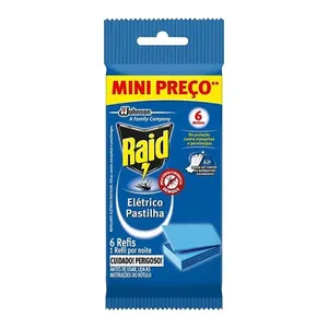 Raid Elétrico Pastilhas Refil 6 Unidades