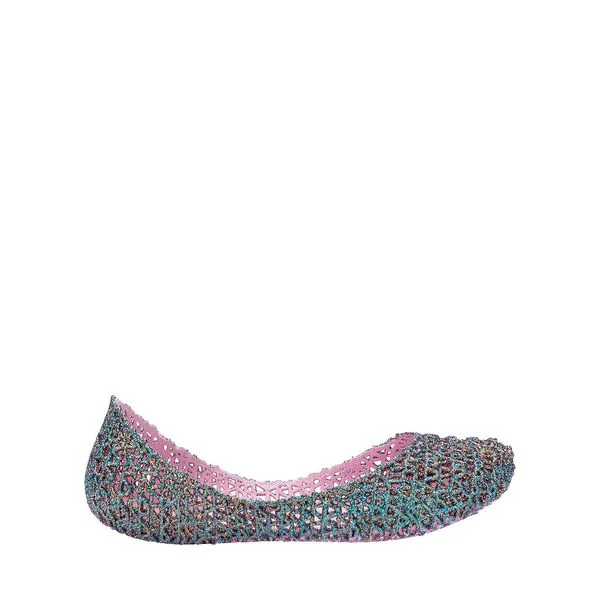Mini Melissa Campana Papel Infantil Rosa Claro Glitter 32996-32