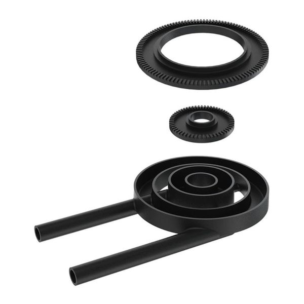 Queimador Duplo Completo para Fogão Industrial de Ferro Fundido 23cm com Espalha Chama Preto Libaneza Queimador Duplo para Fogão Industrial Ferro Fundido 23cm Preto Libaneza