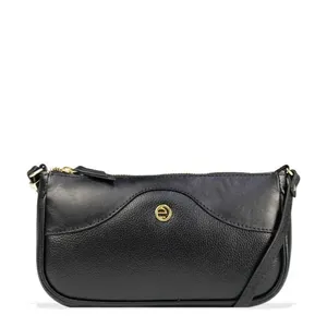 Bolsa Transversal Crossbody em Couro Le Postiche PRETO