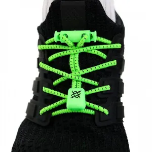 Cadarço Elástico Hupi Laces Neon Risca